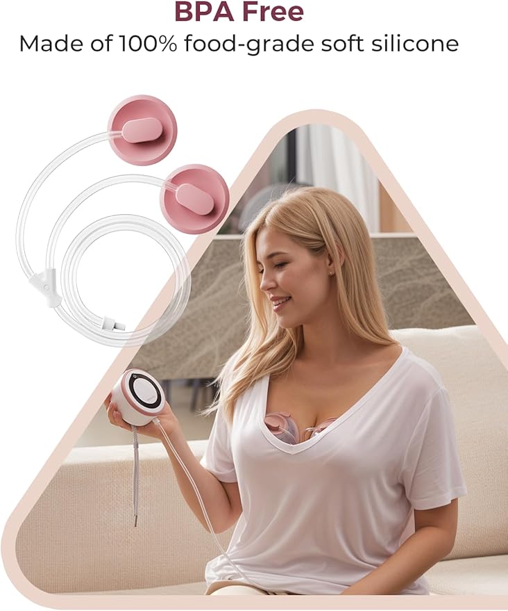 Momcozy Replacement Tubing of Double Pumping Only for Momcozy V1 Pro/V2 Pro. Original V1 Pro/V2 Pro Breast Pump Replacement Accessories, 1 Pack