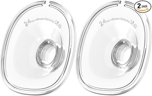 Wearable Breast Pump Accessories Replacement Parts Flange 24mm Compatible with MOMMED S21 S18