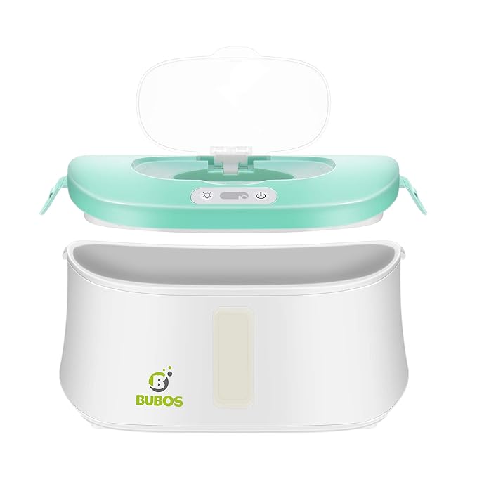 Bubos Upgraded Baby Wipe Warmer and Wet Wipes Dispenser with Advanced LED Night Light