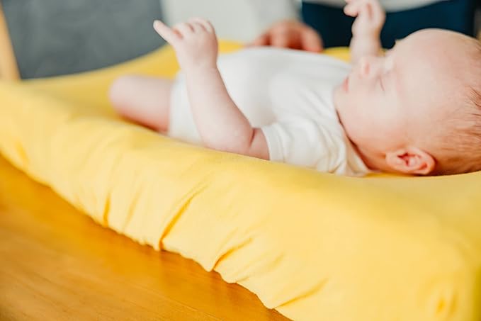 Copper Pearl Premium Knit Changing Pad Cover Soft, Stylish, and Universal Fit for All Standard Diaper Changing Pads, Trendy Design Changing Pad Covers, Banana