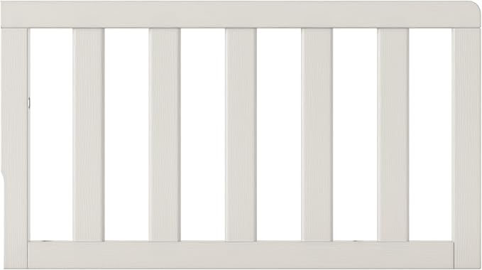 Child Craft Toddler Guard Rail Converts Calder, Woodland, and Farmhouse Cribs into Toddler Bed, Made of Pinewood, Baby Safe Non-Toxic Finish (Brushed Cotton)