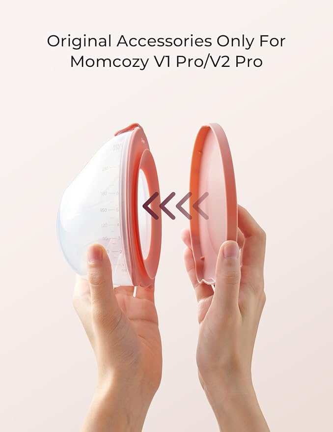 Momcozy Flange Cover Only for Momcozy V1 Pro/V2 Pro. Dust-Proof Flange Cover Original V1 Pro/V2 Pro Breast Pump Replacement Accessories, 1 Pack