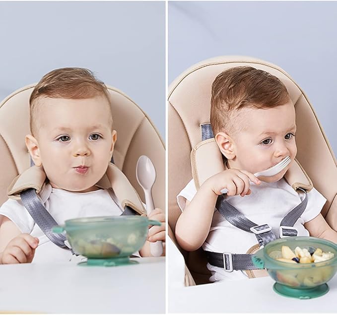 18Pcs Plastic Toddler Utensils Set Kids Spoons Forks Knife Colored Baby Flatware Set Silverware Set Reusable Utensils BPA FREE Dishwasher Safe Cutlery