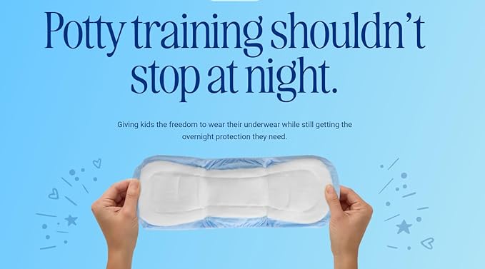 Sposie Cross-Trainers Overnight Potty Training Support for Kids | Underwear Inserts Designed to Eliminate Nighttime Diapers & Training Pants