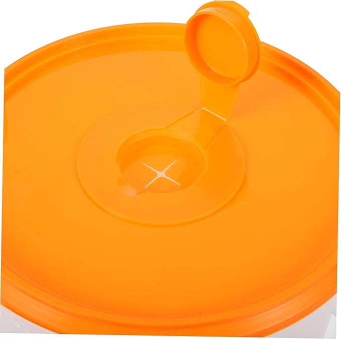 GLEAVI Portable Baby Wipe Dispenser Bucket with Easy Pull Lid Refillable Travel Wipes Container for Car Home Office Compact 7.67X7.67X7.08 Inch Wipes Storage Holder