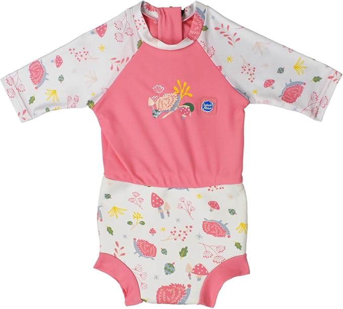 Splash About Happy Nappy Sunsuit, Swimsuit for Babies & Toddlers with Built-in Swim Diaper