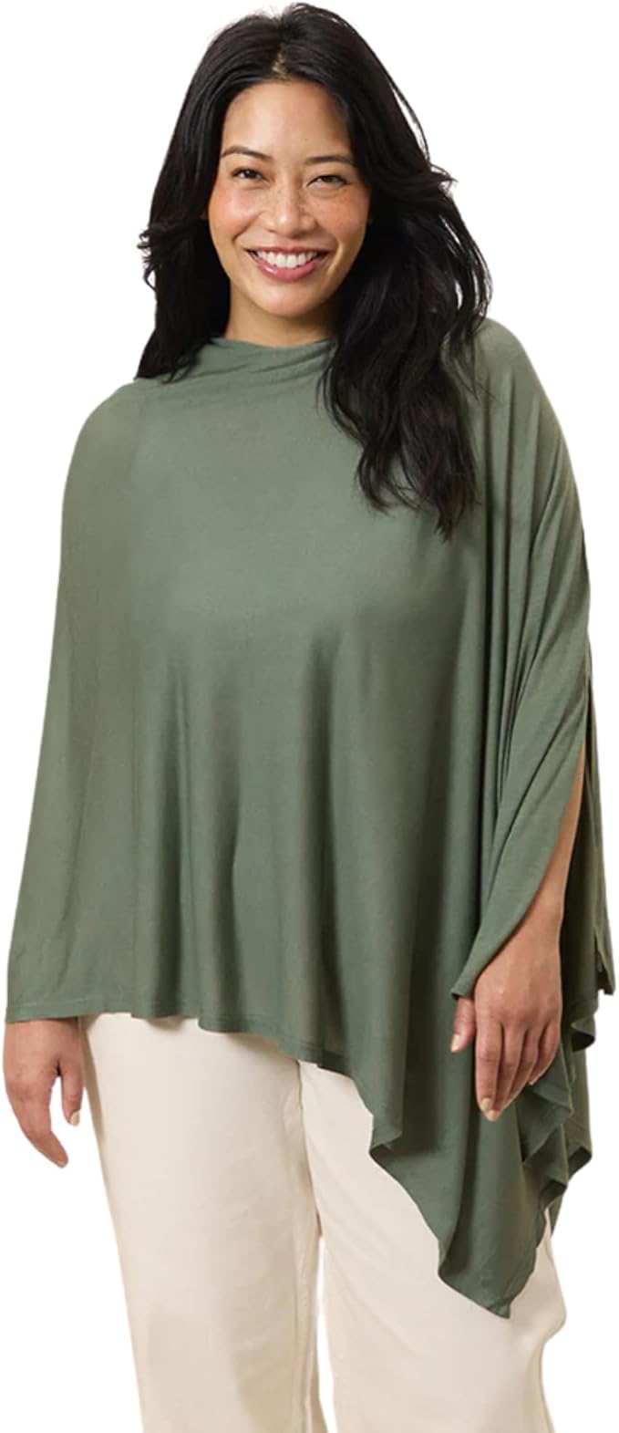 Solly Baby Nursing Cover, Ultra-Breathable, Lightweight Breastfeeding Cover-Up, Buttery-Soft Fabric, Universal Fit, Postpartum Essentials, Newborn Must Haves, Basil