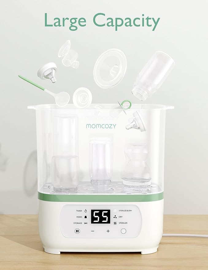 Momcozy Sterilizer and Dryer & Momcozy Bottle Warmer