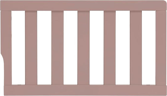 Dream On Me Toddler Guard Rail for Convertible Crib, Solid Wood Bed Rail for Toddler Bed Conversion, Brown Sugar
