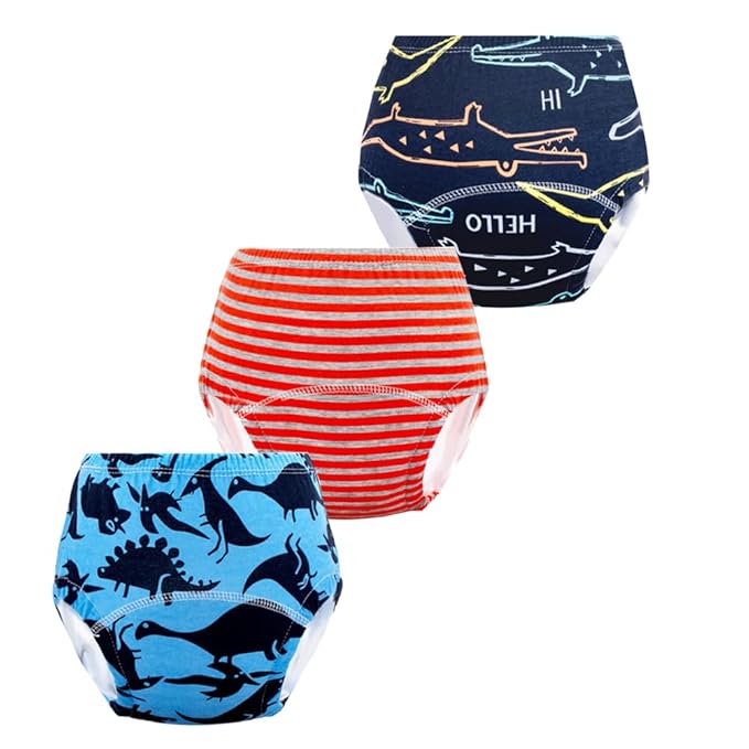 Potty Training Underwear for Girls, Toddler Learning Training Underwear Boys (10 Packs, 3-4T, Multicolor)