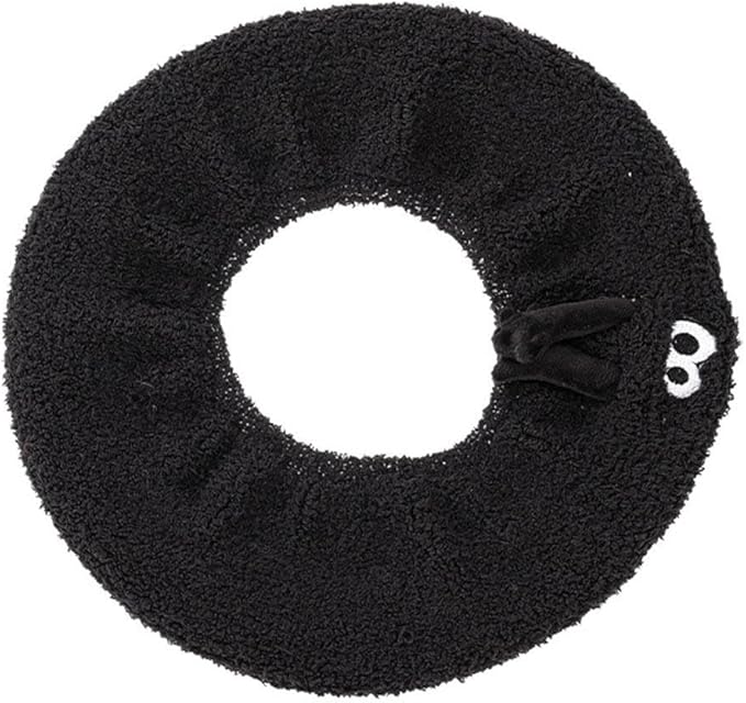 Soft Toilet Seat Washable And Comfortable Plush Toilet Seat Cover Pads, Reusable Thicker Warmer Cover Pads With Handle (Black)