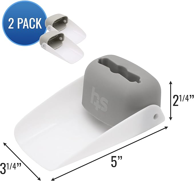HealthSmart Easy Reach Bathroom Sink Faucet Extender for Toddlers 2-Pack, Adjustable Universal Fit,Tool-Free Installation, Flexible Design, Fits Most Faucets, Empowers Kids