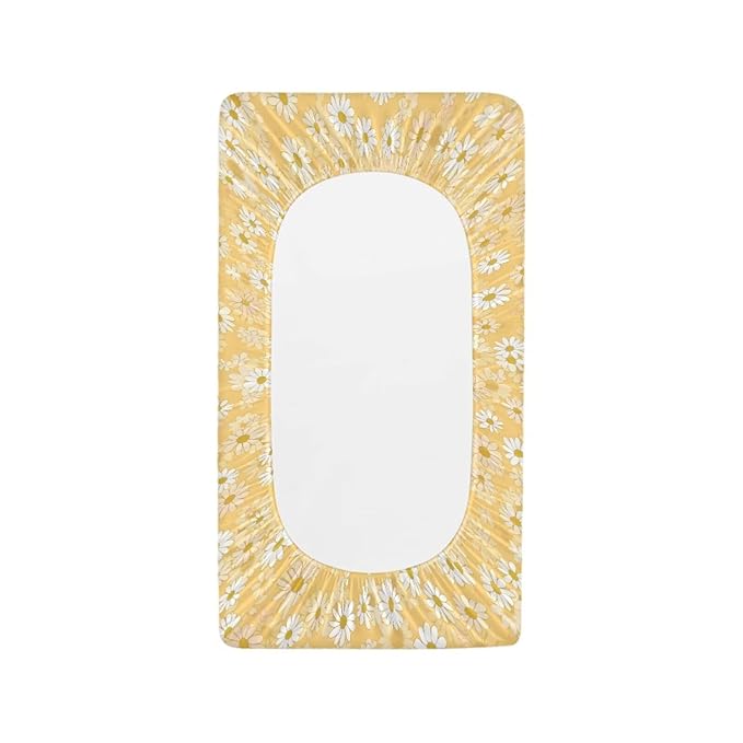 Daisy Changing Pad Cover for Baby Soft Diaper Table Cover with Elastic Edge Breathable Baby Nursery Diaper Changing Pad Sheets for All Season Gift for Friends