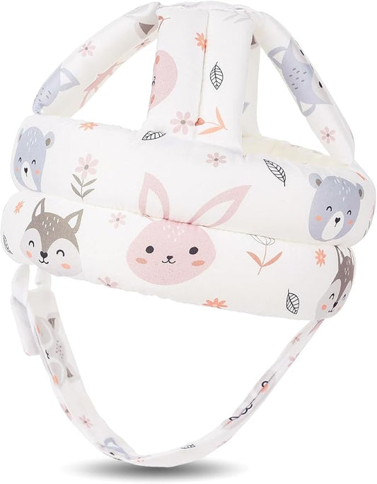 Baby Head Protector for Crawling Walking, Baby Helmet Adjustable No Bumps and Soft Cushion, Infant Safety Cap for Kid Learning to Walk