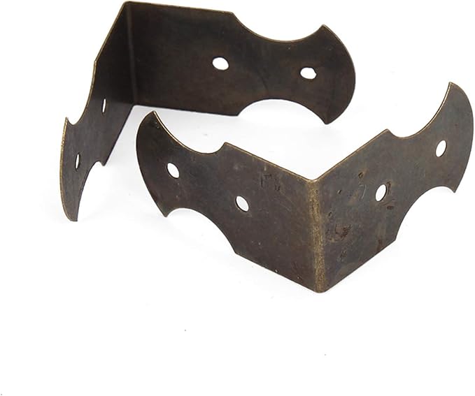 Decorative Vintage Box Corner Guards 0.94x0.51inch Edge Cover Pack of 20