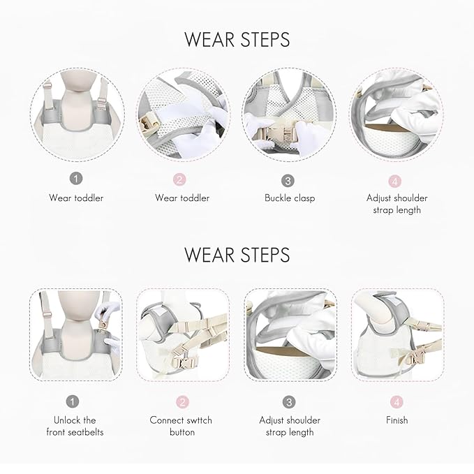 Baby Walking Safety Harness with Helmet Soft Cushion Baby Head Protector, Baby Walker Assistant Adjustable Belt for Walking Learning