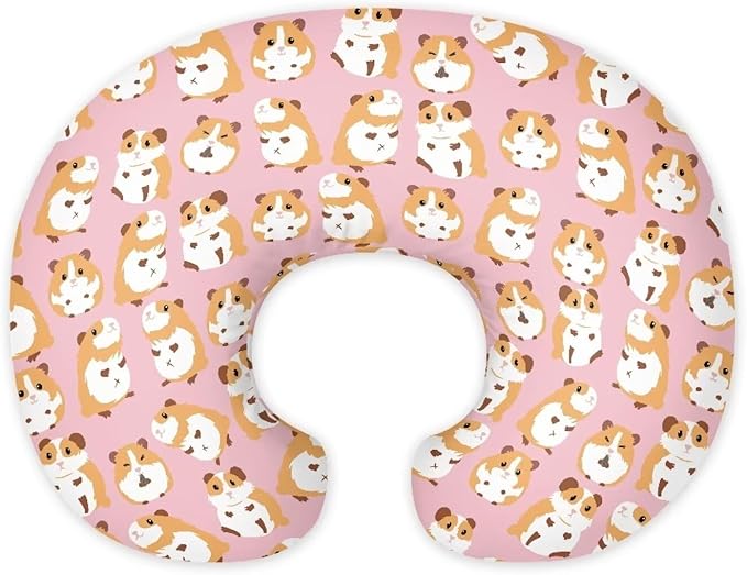 Dutch Pig Nursing Pillow Covers Breast Feeding Pillow Covers 1 Pack for Breastfeeding Pillow Soft and Cozy Fits Snug On Infant Breastfeeding Pillow Slipcover Cover Only