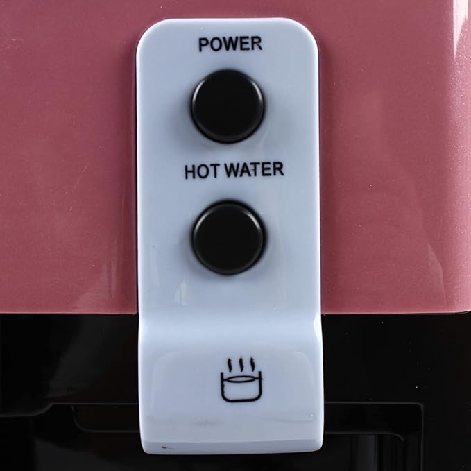 Top Loading Desktop Water Cooler Dispenser, 550W 110V Countertop Hot & Cold Water Coolers Drinking Fountain Portable Water Warmer for Home Bedroom Studio Office Grocery Store