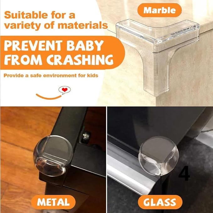 Corner Protectors for Baby,15 PCS Table Corner Potectors for Kids,Clear Baby Proofing Edge Protector with Strong Adhesion,Furniture Corner Protectors (Style 1)