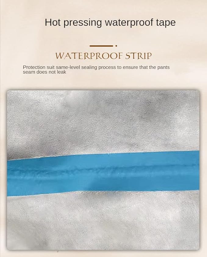 Waterproof Diaper Pants for The Elderly, Leak-Proof Long Pants, Washable Cotton, Adult Urine Pads,Paralyzed, Bedridden Men Women (Blue,L)