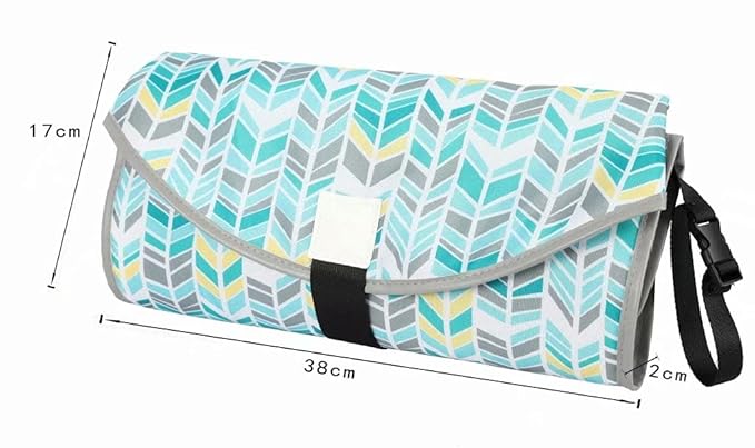 Portable Changing Pad for Baby Waterproof Foldable Diaper Bag Travel Changing Mat Station Padded Diaper Clutch