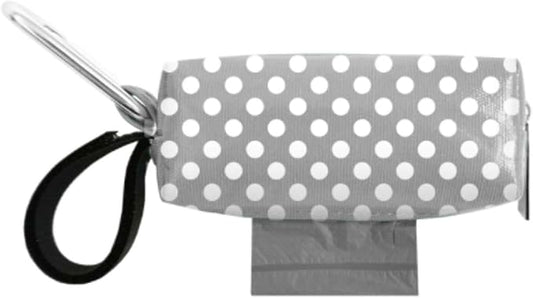 Oh Baby Bags - Duffel Dispenser Gift Box - Gry/Wht Dot