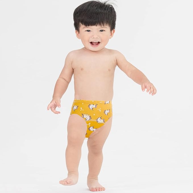 Potty Training Pants for Girls, Toddler Learning Designs Training Underwear Pants(8 Packs, Blue, 2-3T, S)
