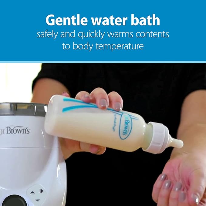 Dr. Brown's Milk Spa Breast Milk & Bottle Warmer with Microwave Steam - for Baby Bottles, Nipples, Bottle Parts, Pacifiers, Teethers and Breast Pump Parts