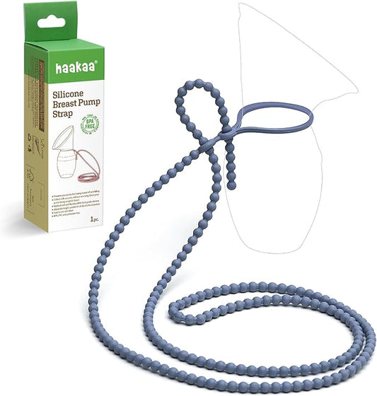 haakaa Breast Pump Strap for haakaa Gen.1/2/3 Breast Pump Manual Breast Pump Strap | Color: Bluestone