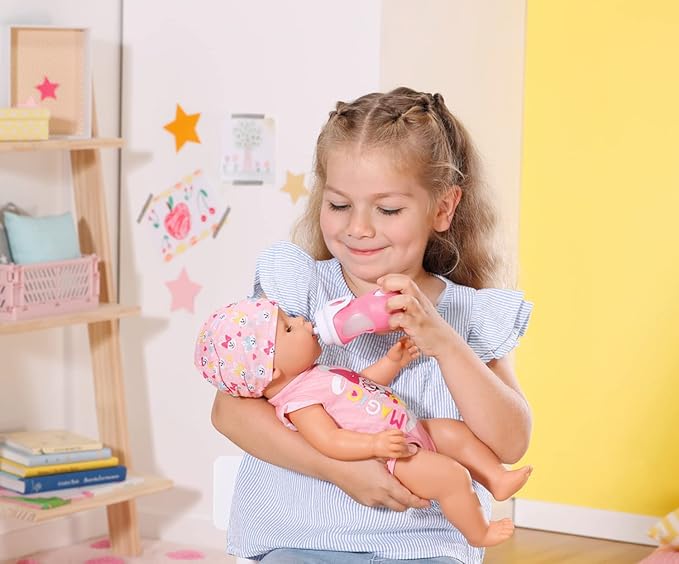 Zapf Creation 832493 Baby Born Interact. Flasche&Löffel 43cm