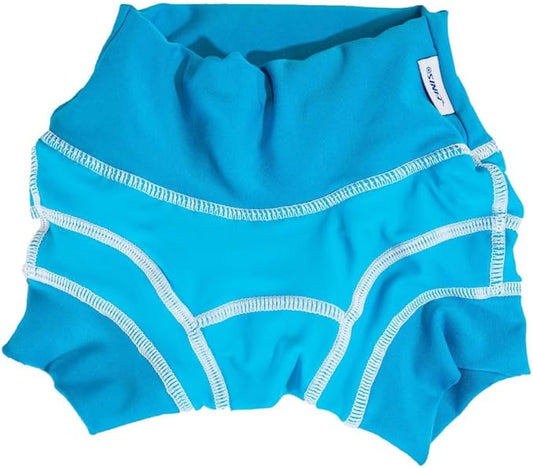 FINIS Double Swim Diaper for Babies & Toddlers - Reusable - Double-Layered Protection - UPF 50 & Up - Caribbean XL