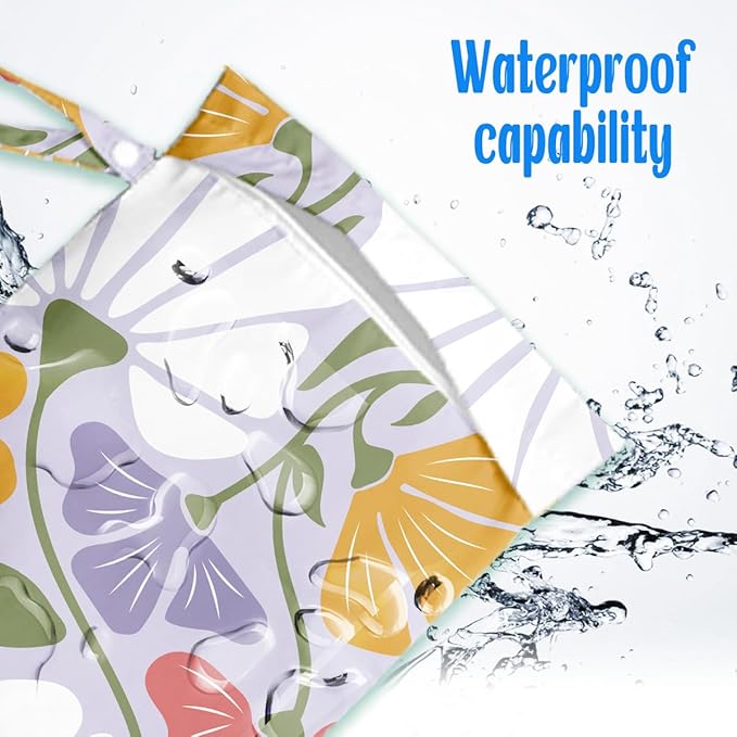 Wet Dry Wet Bag for Swimsuit Towel Baby Travel Cloth Diapers Beach Gym Toiletries Makeup Storage Bag Summer Vacation Essential Holiday Summer Vibes Boho Flower