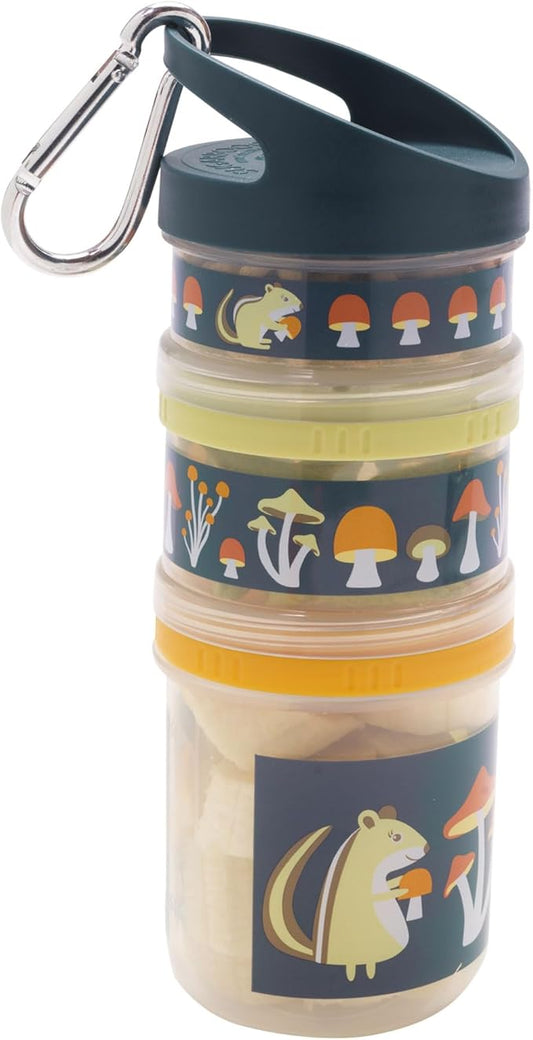 Mostly Mushrooms Twist & Snack® Stacker, Standard, Clear, A1528