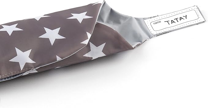 URBAN FOOD TEXTILE BAGUETTE STARS GREY