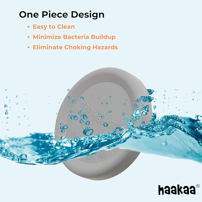 Haakaa Leak-Proof Silicone Cap, 1 pk, Fit All Haakaa Breast Pumps, BPA PVC and Phthalate Free 1 Count (Pack of 2)