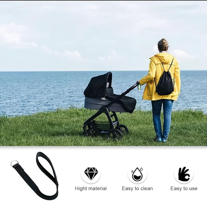 2 Pcs Baby Stroller Safety Wrist Straps Anti Skid Baby Stroller Wrist Harnesses Multi Purpose Infant Pram Pushchair Belts for Baby Carriage Security