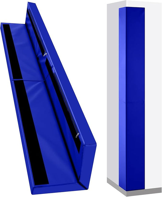 Wonderjune Wall Corner Guards and Edge Protector 6ft Blue Gym Wall Padding Heavy Duty Protective Safety Padding for Gym, Baby, Home, Garages, Kindergarten, Basketball Court, Playrooms, Etc