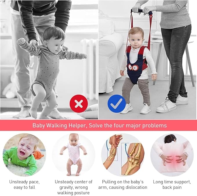 Baby & Toddler Walking Assistant - Adjustable Infant Walking Belt & Harness for 6-36 Months