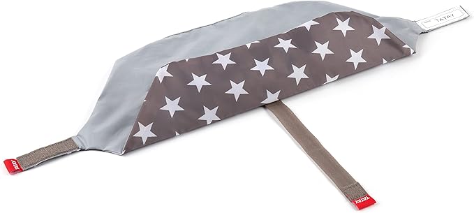 URBAN FOOD TEXTILE BAGUETTE STARS GREY
