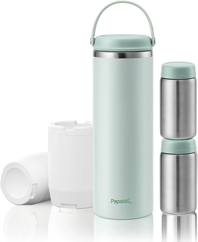 Papablic Innovative 360° CapsuleChill Breastmilk Cooler for 36H Safe Storage