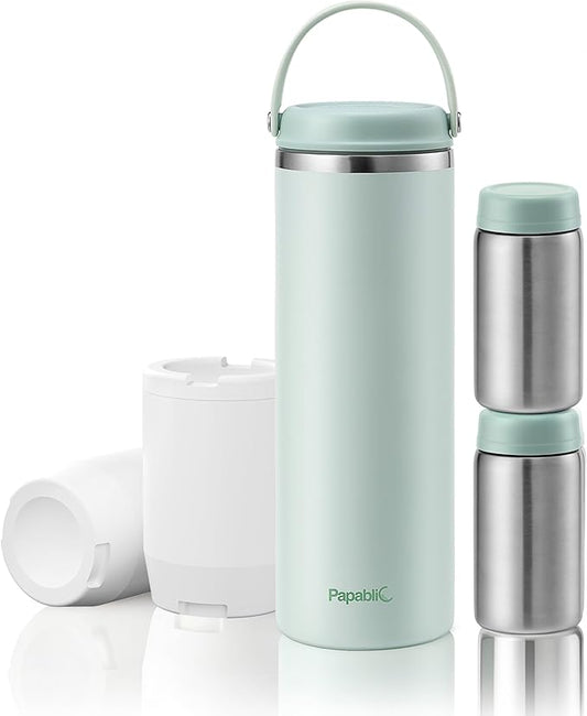 Papablic Innovative 360° CapsuleChill Breastmilk Cooler for 36H Safe Storage