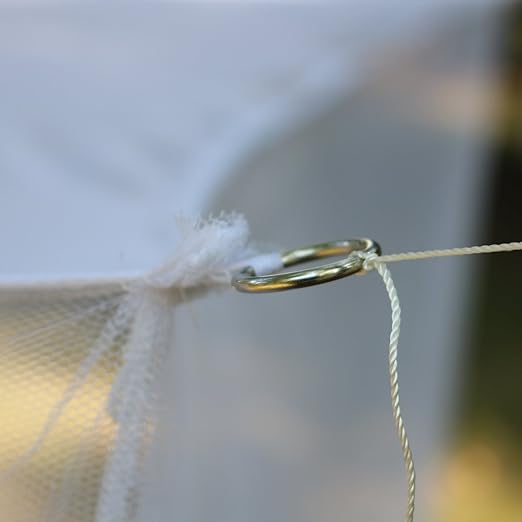 Coghlan's Rectangular Mosquito Net – Lightweight Mesh Canopy for Camping, Travel, and Outdoor Use – Includes Tie Loops, Carry Bag, Twine, Hooks, Anchors, Nails – White, 78" x 32" x 59" (Pack of 6)