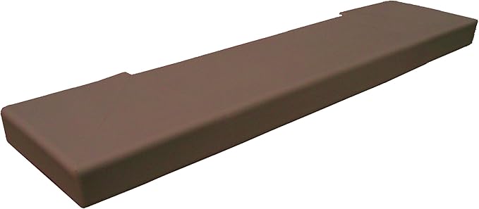 KidKusion Soft Seat Hearth Pad | Made in USA | Brown | 90" x 14" | Fireplace and Hearth Protection