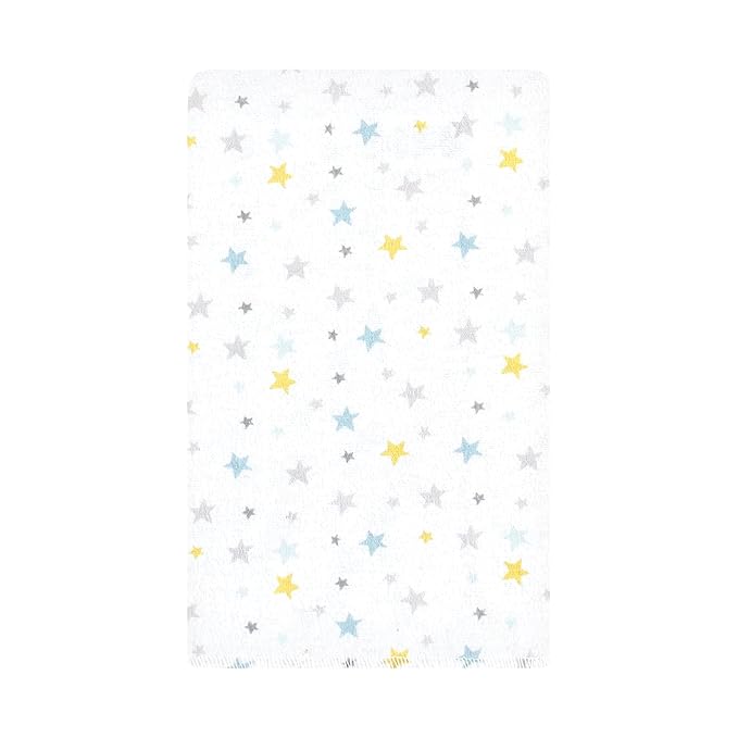 Hudson Baby Unisex Baby Cotton Flannel Burp Cloths, Boy New Elephant 10-Pack, One Size