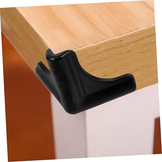 Hemoton 4Pcs Silicone Furniture Corner Protectors 1.77 Inch Soft Elastic Childproof Table Corner Guards for Home Office School Safety