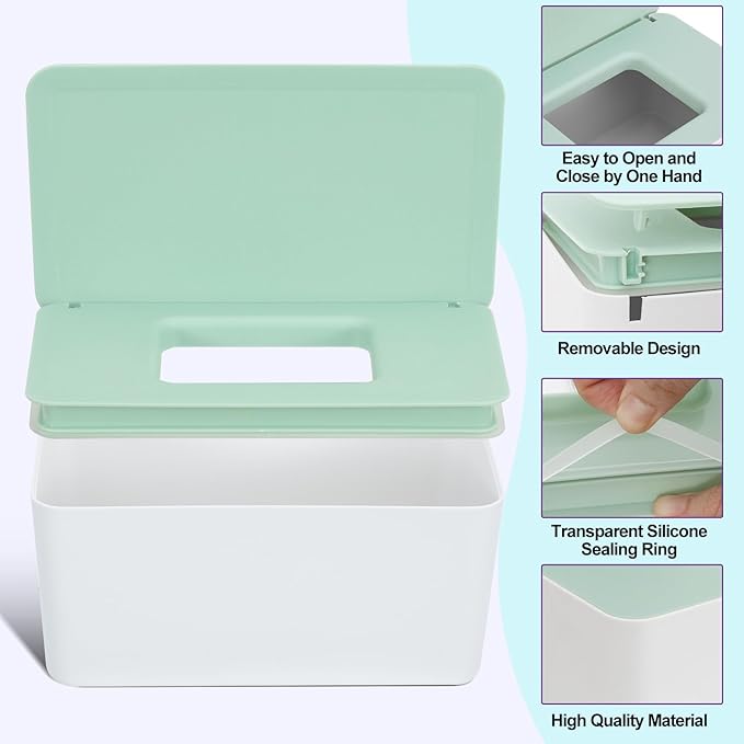108 Packs Flannel Cloth Baby Wipes with Dispenser, Reusable Natural Skin-friendly Baby Wipes, Body Face Hand Washcloth Essential for Cloth Diapers 8x8 inch