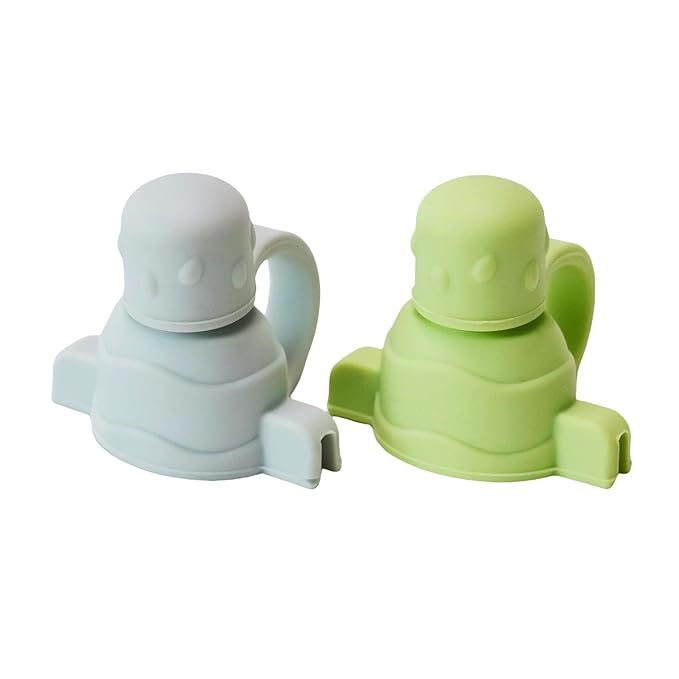 Pouch Topper No Spill - No Spill Silicone Squeeze Pouch Topper for Toddler & Baby, Mess-Free Food Pouch Topper, Easy-to-Use Design for Toddlers and Babies
