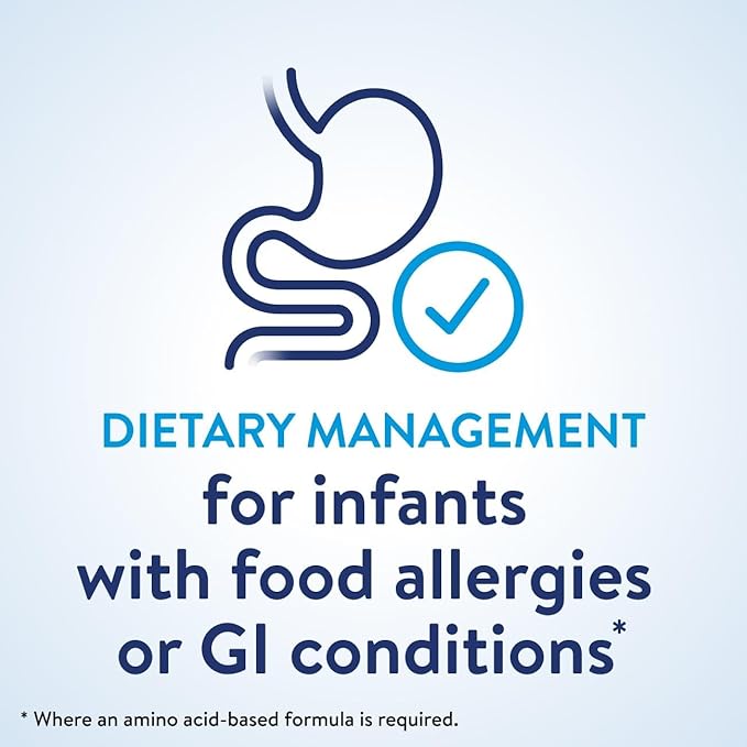 EleCare Hypoallergenic Amino Acid-Based Infant Formula, Complete Nutrition for Food Allergies and GI Conditions, Amino Acid-Based Baby Formula Powder, 14.1-oz Can