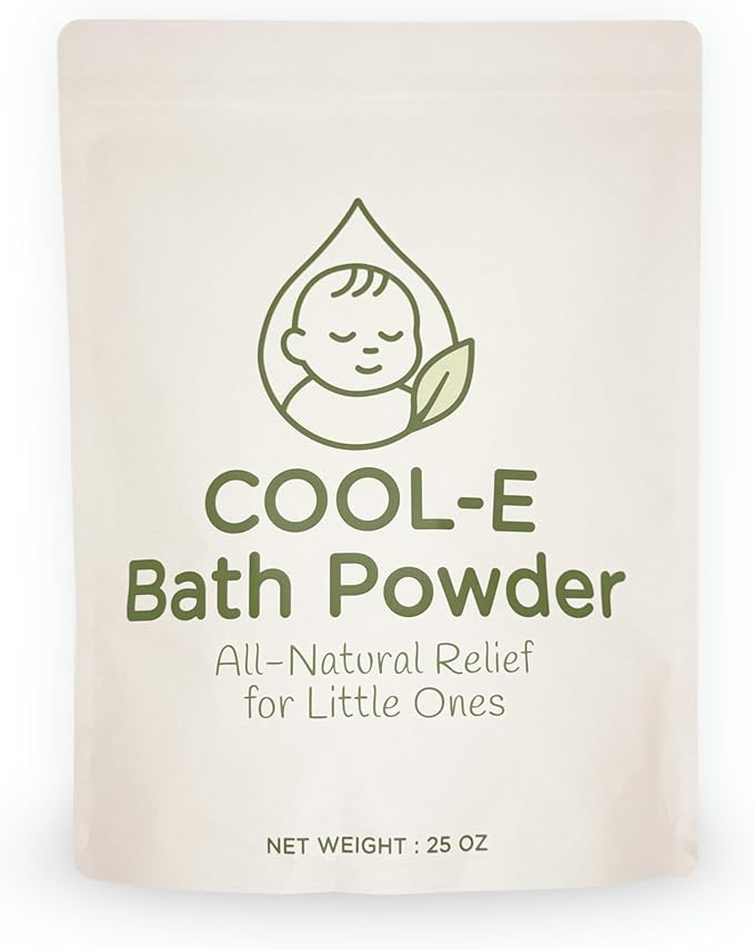 COOL-E Bath Powder, All-Natural Relief for Little Ones, 25 oz