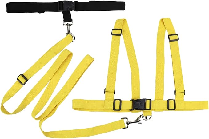 pinklilycare Autism Walking Harness for Older Children with Hands Free Belt and Adjustable Tether for Autism Special Needs ADHD